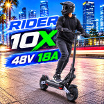 ⁦ריידר  10X/ סוללה 48V 18H מנוע 800W/מעצורי דיסק איכותיים⁩ – תמונה ⁦2⁩