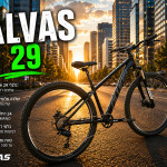 הרים 29 אינץ  ALVAS -  הילוכיים 9 שימנו מקצועי- מסגרת אלומיניום- מעצורי דיסק איכותיים